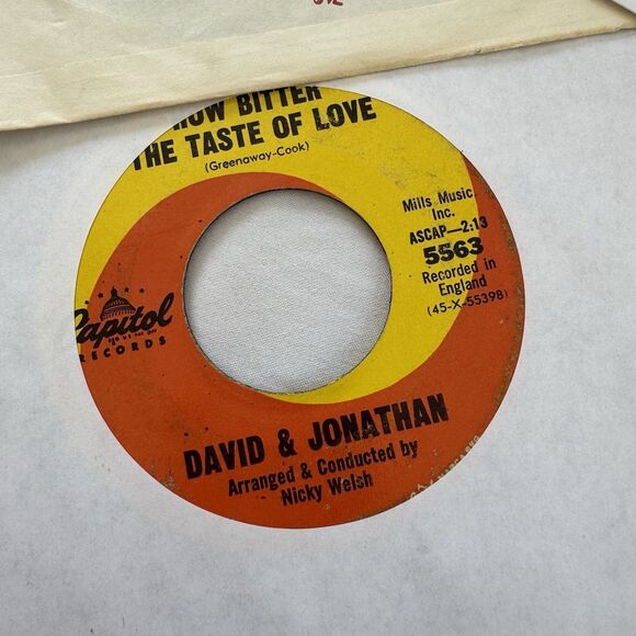 Vinyl 45s Near Mint Lot Of 20 1960s Pop Rock Monkees Troggs Cyrkle First Edition - Picture 10 of 12